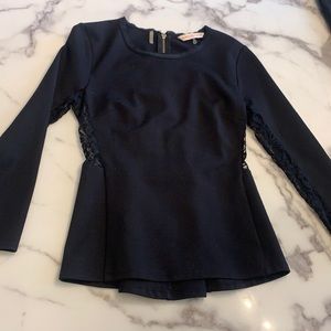 Rebecca Taylor lace trim top